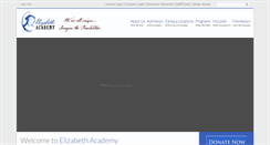 Desktop Screenshot of elizabethacademy.com